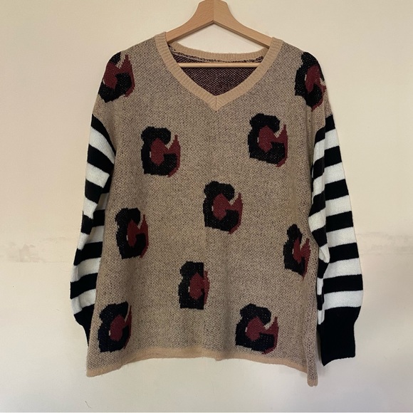 Mixed Pattern Sweater - Picture 2 of 5